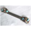 Image 1 : Navajo Silver Turquoise Watch Band by Benson Sam