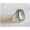 Image 2 : Navajo Sterling Lander Turquoise Bracelet - Claw