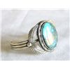 Image 2 : Navajo Silver Kingman Turquoise Bracelet - Johnson