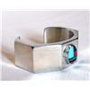 Image 2 : Navajo Sterling Inlay Bracelet by Joe Delgarito