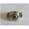 Image 1 : Navajo Sterling Silver Onyx Ring by Arthur Platero
