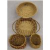Image 1 : Collection of 4 Native American Baskets