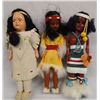 Image 3 : Collection of 9 Native American Dolls