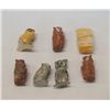 Image 1 : Collection of 7 Miniature Owl Figurines