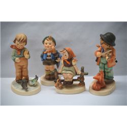 Collection of 4 Goebel Hummel Figurines
