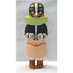 Hopi Cradle Board Kachina Doll, Signed