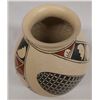 Image 3 : Mata Ortiz Polychrome Olla with Stand by L. Ortis