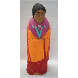 1998 Navajo Wood Carved Folk Art by Sandy Beyale