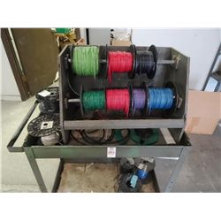 Cart w/Asst. Wire Spools