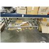 Image 1 : Metal Framed Rolling Work Table