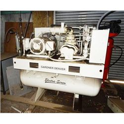 Gardner Denver Electra Screw 25 HP Horizontal Air Compressor w/Chiller