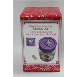 DIGITAL COIN COUNTING MONEY JAR