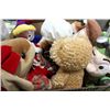 Image 1 : BOX OF STUFFED ANIMALS