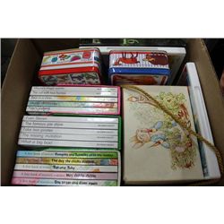 BOX W/ CHILDREN'S BOOKS