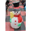 Image 1 : PLASTIC SNOWMAN LIGHTS UP