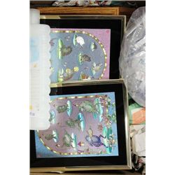 BOX OF ASSORTED PICTURES