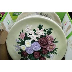 3 CERAMIC WALL PLATES