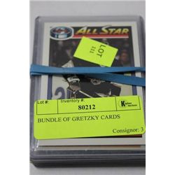 BUNDLE OF GRETZKY CARDS