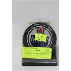 JARI KURRI AUTOGRAPHED PUCK