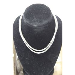 STAMPED 925 SILVER BOX LINK CHAIN