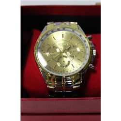 NEW MENS STAINLESS STEEL WATCH ON CHOICE