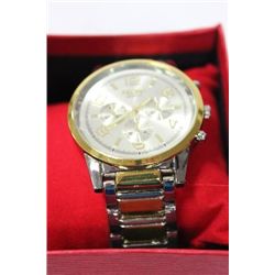 NEW MENS STAINLESS STEEL WATCH ON CHOICE