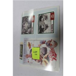 GAMBIA JOHN GOODMAN  BASEBALL SOUVENIR STAMP SHEET