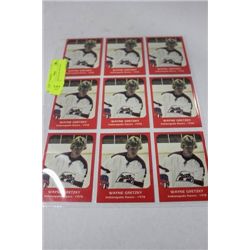 PRE-ROOKIE WAYNE GRETZKY CARD X9