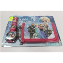 DISNEY FROZEN WATCH AND WALLET SET