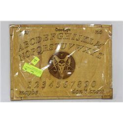 WOOD CARVED OUIJA BOARD ON CHOICE : RECTANGLE