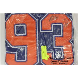 DUAL SIGNED OILERS JERSEY WITH CERTIFICATE