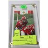 Image 1 : AUTOGRAPHED  DOUG FLUTIE FRAMED CARD
