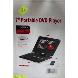 GPX 7" PORTABLE DVD PLAYER W/ REMOTE