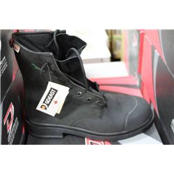 PAIR OF DYNAMIC STEEL TOE CSA APPROVED WORK BOOTS