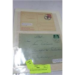 WW2 NAZI POSTCARD & ENVELOPE