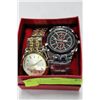 Image 1 : PAIR OF MENS STAINLESS STEEL WATCHES ON CHOICE