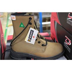 PAIR OF DYNAMIC STEEL TOE CSA APPROVED WORK BOOTS