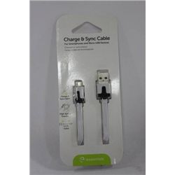 SYNC AND CHARGE CABLE FOR SMARTPHONES AND USB