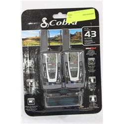 PAIR OF COBRA 43 KM RANGE 2 WAY RADIOS
