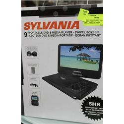 9" PORTABLE/SWIVEL PORTABLE DVD & MEDIA PLAYER