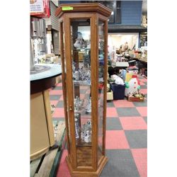 ESTATE CURIO CABINET W CONTENTS