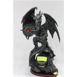 LARGE DRAGON W/ WATER GLOBE