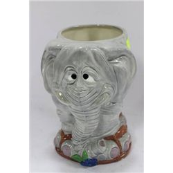 ELEPHANT CERAMIC PLANTER