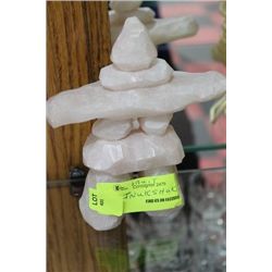 INUIT INUKSHUK STONE ORNAMENT