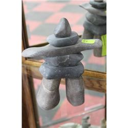 INUIT INUKSHUK STONE CARVING ON CHOICE
