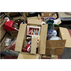 PALLET OF CHRISTMAS DECORATIONS