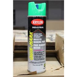 CASE OF 12 KRYLON MARKING PAINT ON CHOICE: