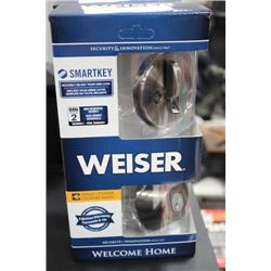 WEISER SINGLE CYLINDER SMARTKEY DEADBOLT