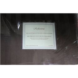 400 THREAD COUNT KING DUVET SET BROWN