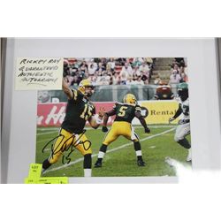 RICKY RAY GUARANTEED AUTHENTIC AUTOGRAPH